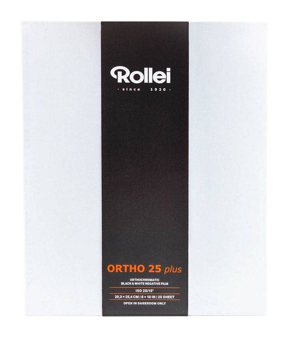 Rollei Ortho 25 Plus film, 8 x 10in, ISO 25