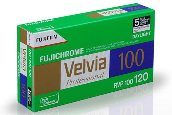 Fujifilm Velvia 100 120, ISO 100, 5 pack