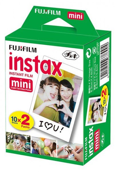 Fujifilm Instax Mini, ISO 800, 2x10 Sheets