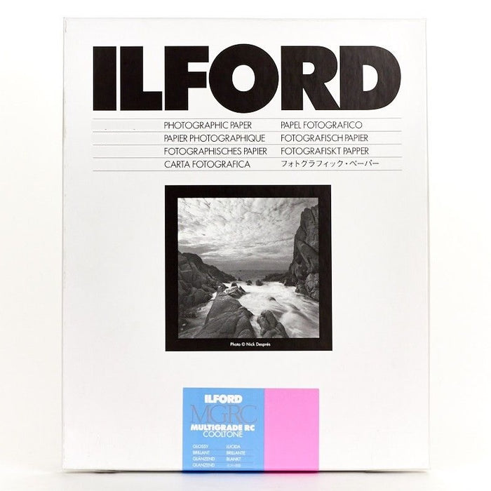 Ilford Multigrade Cooltone RC Glossy 8 x 10in, Pack of 25