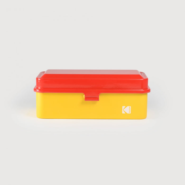 Reto Kodak Classic Metal 120 / 35mm Film Case, Yellow/Red Lid