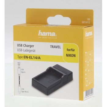 Hama Li-Ion Nikon Camera Battery Charger for EN-EL14A