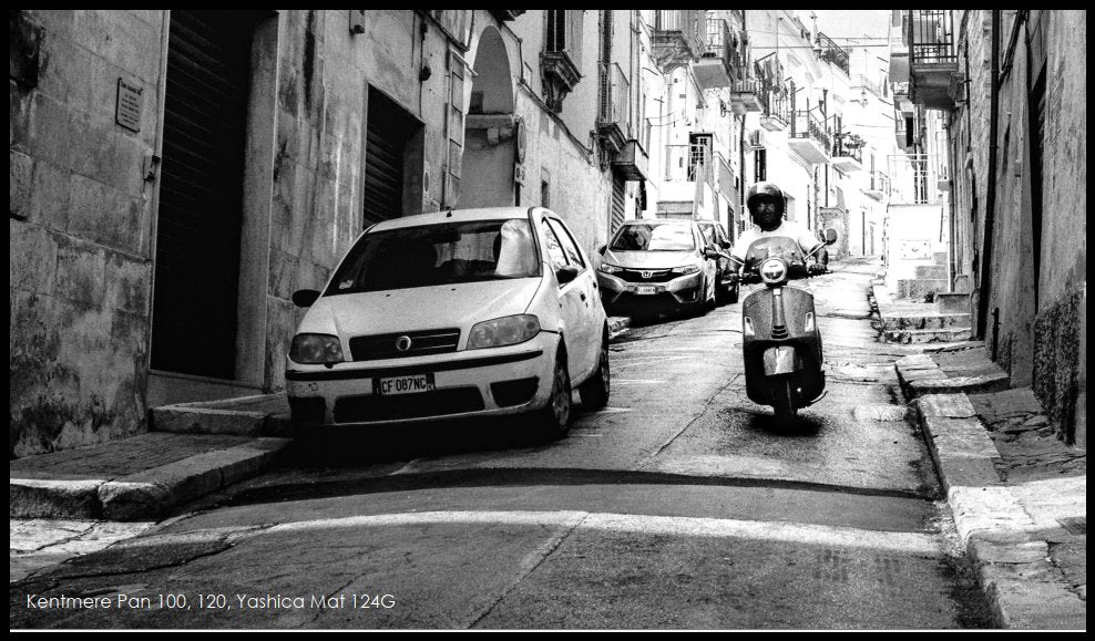 Kentmere Pan 100 120, ISO 100