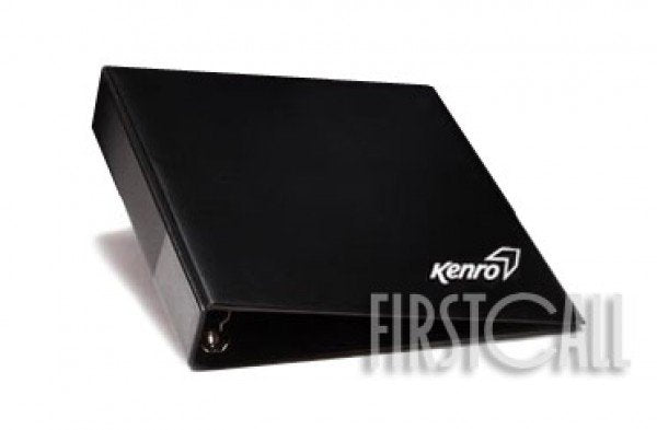 Kenro Storage Sheet Binder 4 Ring, Black