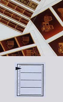 Kenro Negative Pages, Print Thru Acetate, 6 x 6cm, 25 sheets