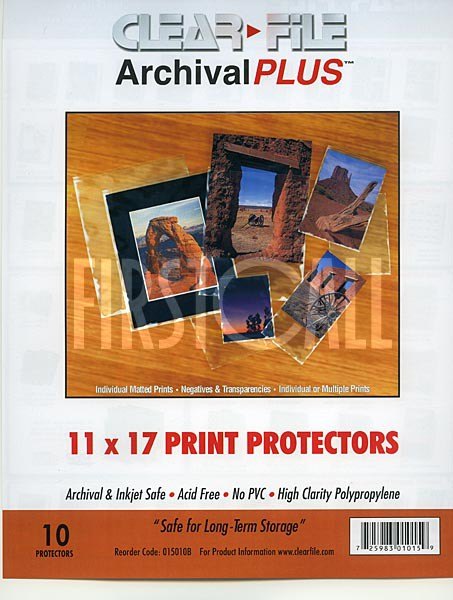 Clearfile 015B Print Protectors 11x17in Pack of 10
