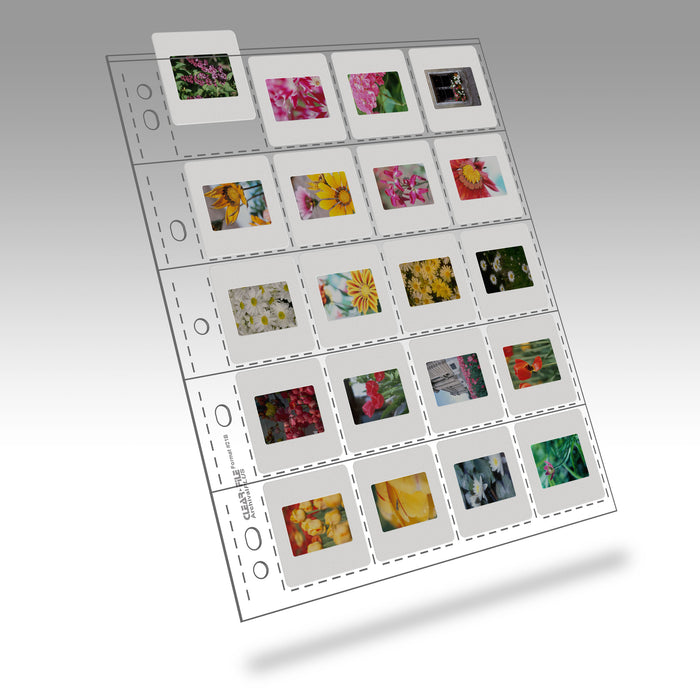 Clearfile 21B Slide Pages 35mm Archival Plus Pack of 25