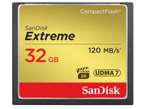 SanDisk 32GB CF Extreme CompactFlash Card (800x)
