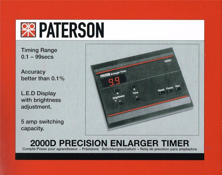Paterson 2000D Precision Enlarger Timer