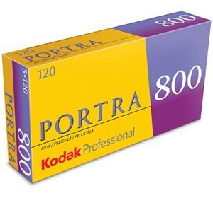 Kodak Portra 800 120, ISO 800, Pack of 5