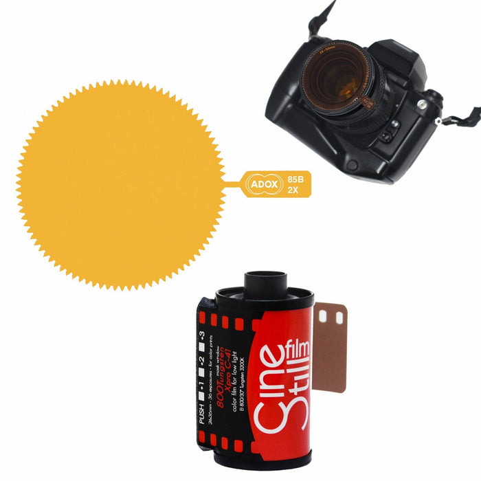 Adox Snap On Filter 85B, 55mm