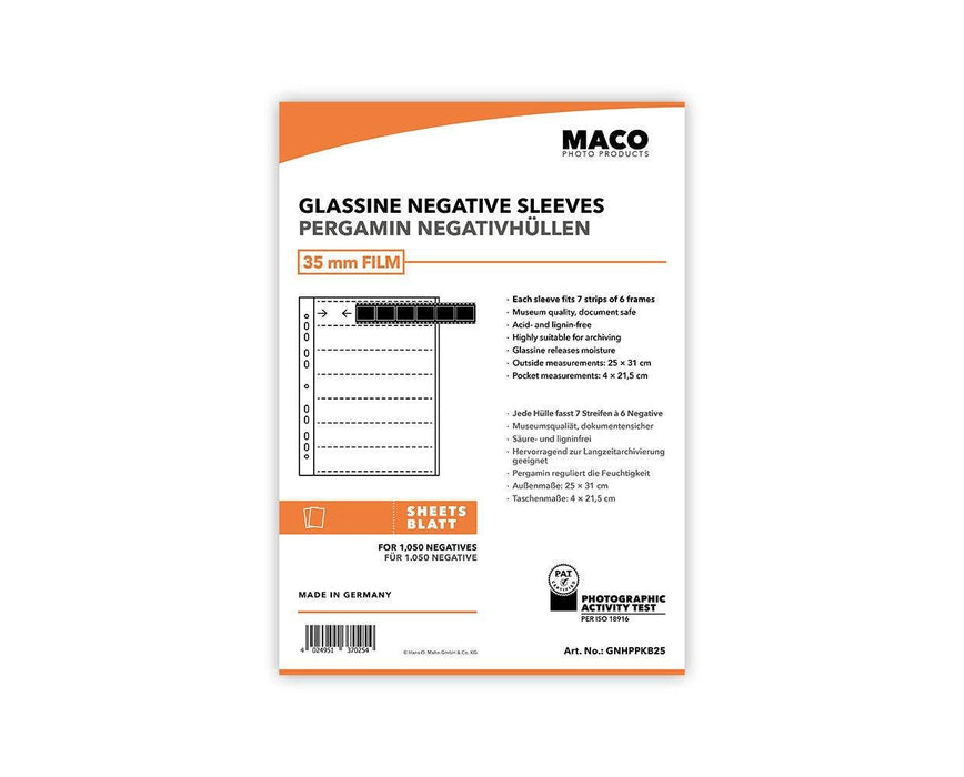 MACO Negative Pages, Paper (glassine), 35mm, 100 sheets