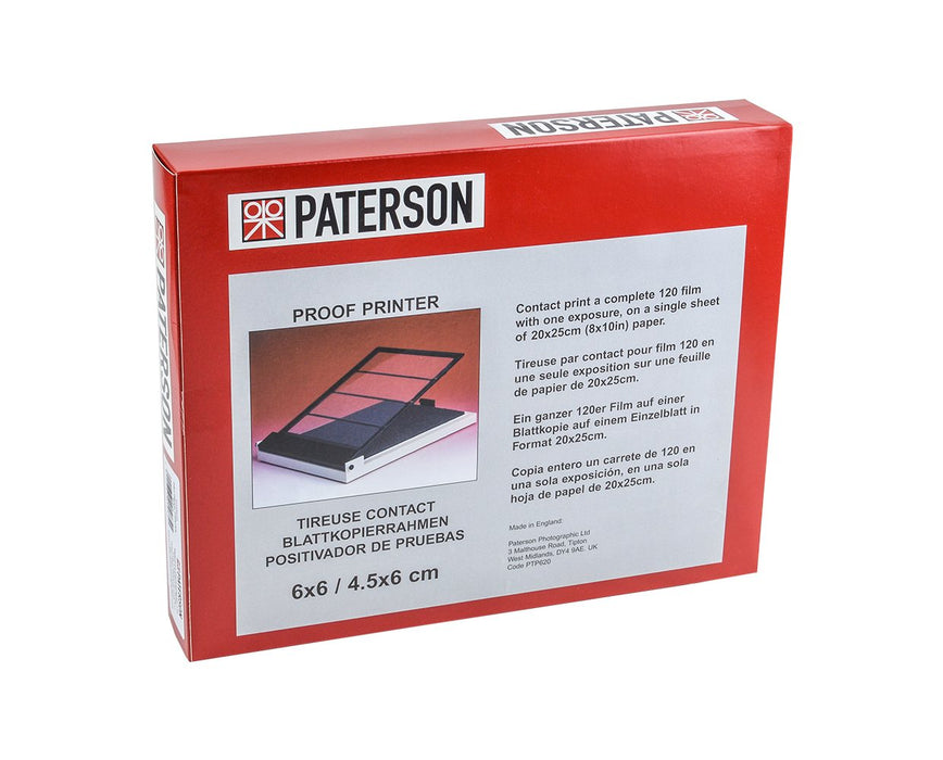 Paterson Contact Printing Frame, 6 x 6cm/8x10in