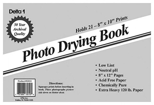 Delta Photo Blotter Drying Book 8" x 10" Prints