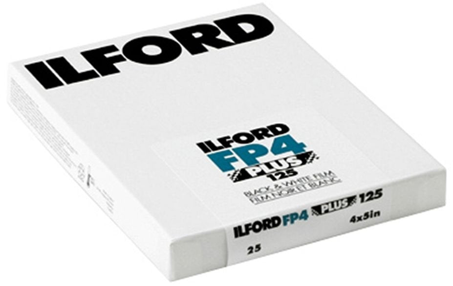 Ilford FP4 Plus 4 x 5in, ISO 125, Pack of 25