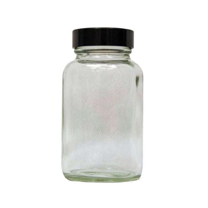 Firstcall Chemical Clear Glass Powder Jar, 120ml