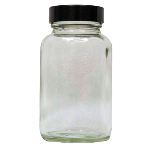 Firstcall Chemical Clear Glass Powder Jar, 500ml