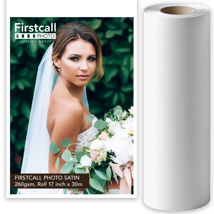 Firstcall Photo Heavyweight Satin (Olmec), Roll, 17 inch x 30m