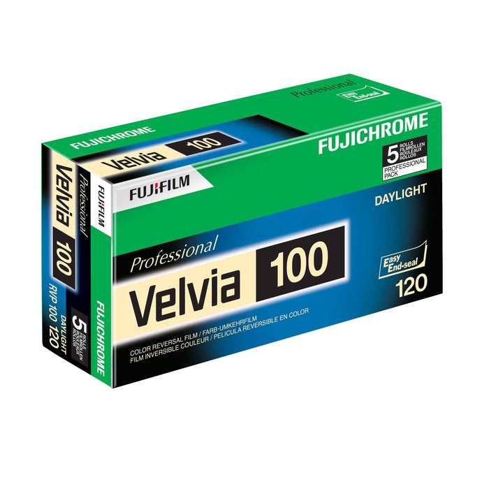 Fujifilm Velvia 100 120, ISO 100, 5 pack