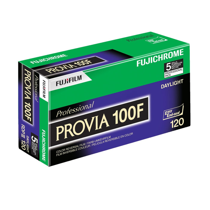 Fujifilm Provia 100F 120, ISO 100, Pack of 5