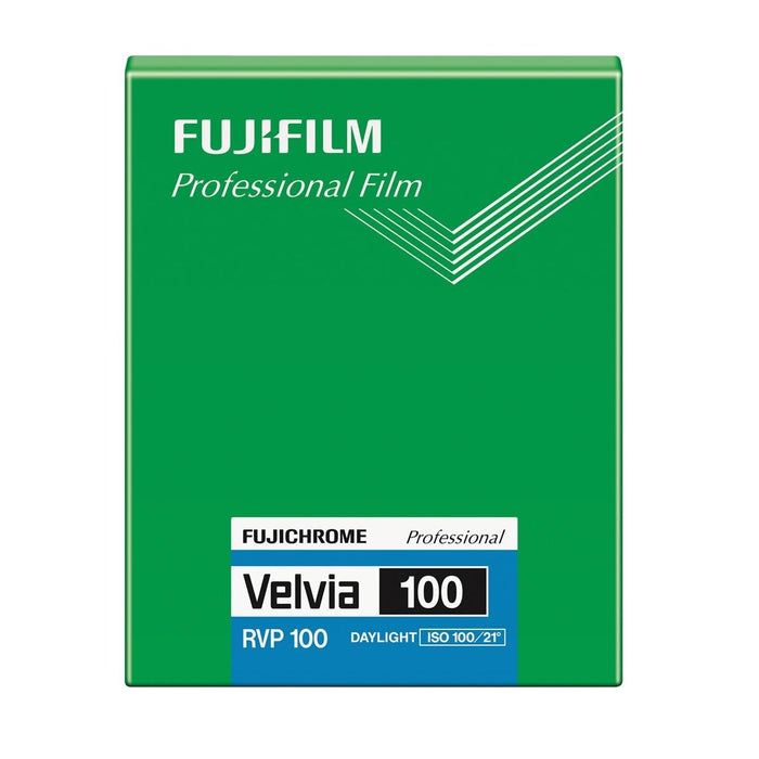 Fujifilm Velvia 100 4 x 5 in, 20 Sheets