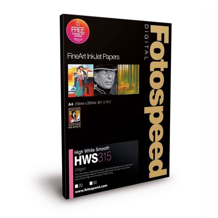 Fotospeed High White Smooth, EG, A3+, Pack of 25