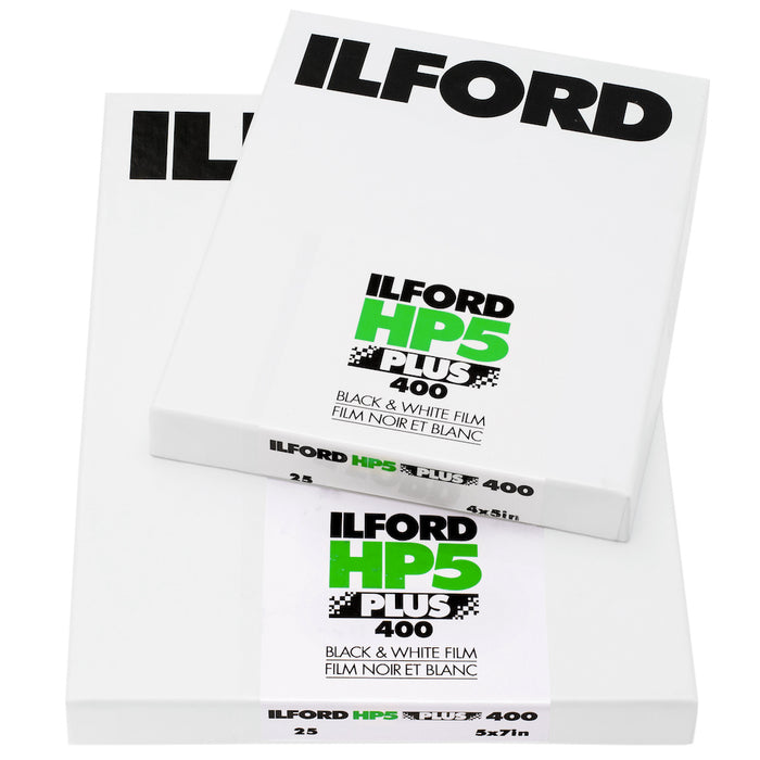 Ilford HP5 Plus 4 x 5in, ISO 400 Pack of 25