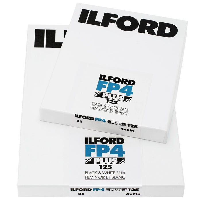 Ilford FP4 Plus 8 x 10in, ISO 125, Pack of 25