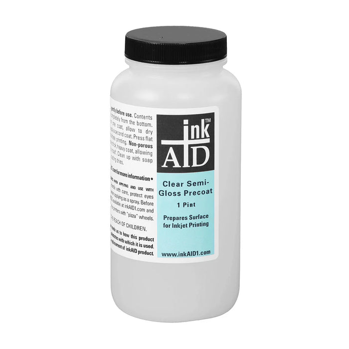 inkAID Clear Semi Gloss Precoat 473ml (16oz)