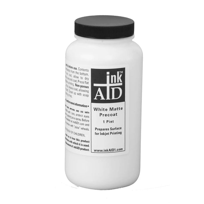 inkAID White Matte Precoat 473ml (16oz)