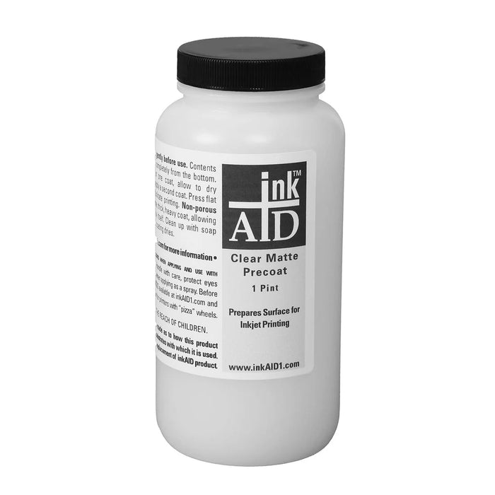 inkAID Clear Matte Precoat 473ml (16oz)