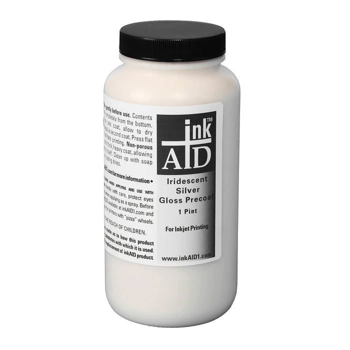 InkAid Iridescent Silver Coating 473ml(16oz)