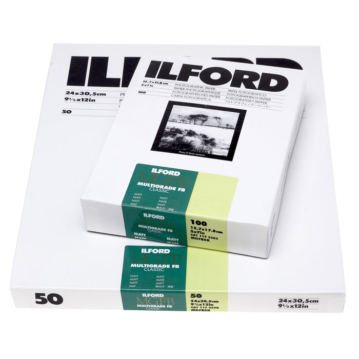 Ilford Multigrade FB Classic Matt Paper (Select Sheet & Pack Size)