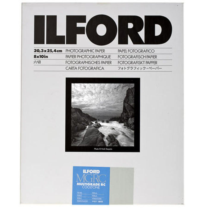Ilford Multigrade Cooltone RC Pearl 8 x 10in, Pack of 100