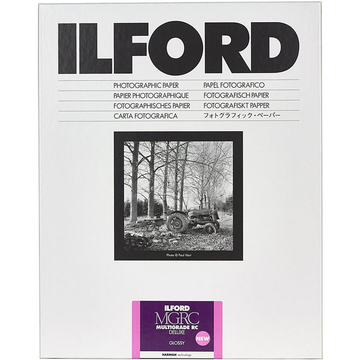 Ilford Multigrade RC Deluxe, Glossy, 9.5 x 12in, Pack of 50