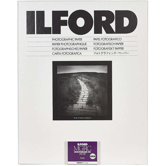 Ilford Multigrade RC Deluxe, Pearl, 9.5 x 12in, Pack of 50