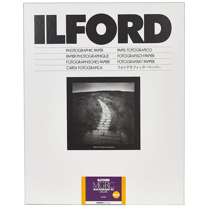 Ilford Multigrade RC Deluxe, Satin, 5 x 7in, Pack of 100
