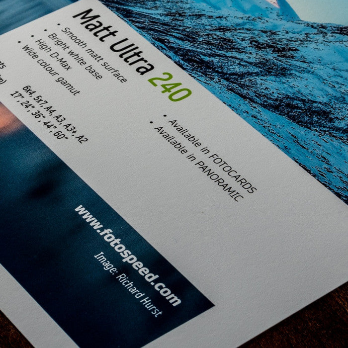 Fotospeed Matt Ultra 240 44" x 30m Roll