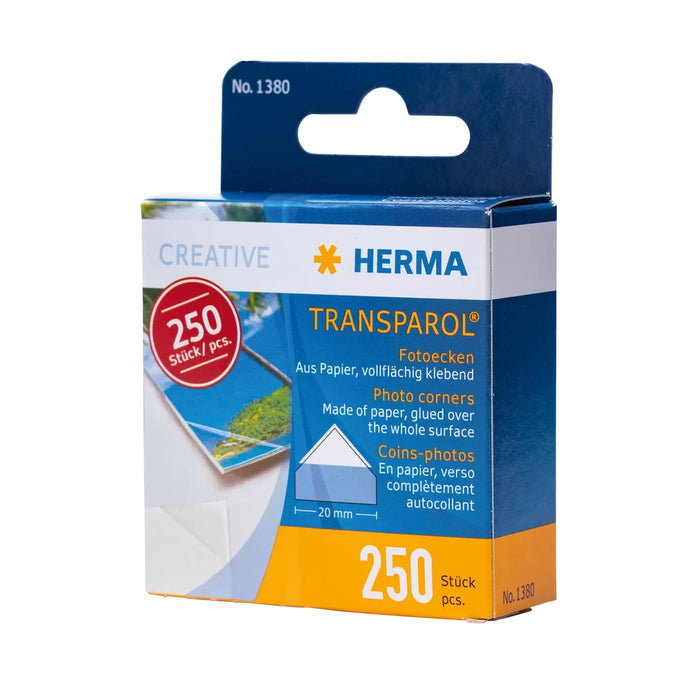 Herma Photocorners Self Adhesive, Approx. 250 corners
