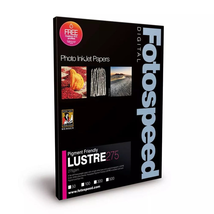 Fotospeed Pigment Friendly Lustre 275 A2, Pack of 50