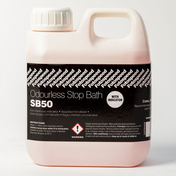 Fotospeed SB50 Odourless Stop Bath, 5 litres
