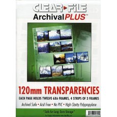 Clearfile 16B Negative Pages 6x6cm Archival Plus Pack of 100