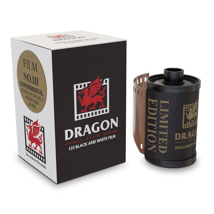 DragonFilm No. III Black and White Experimental Film ISO 25 135-24