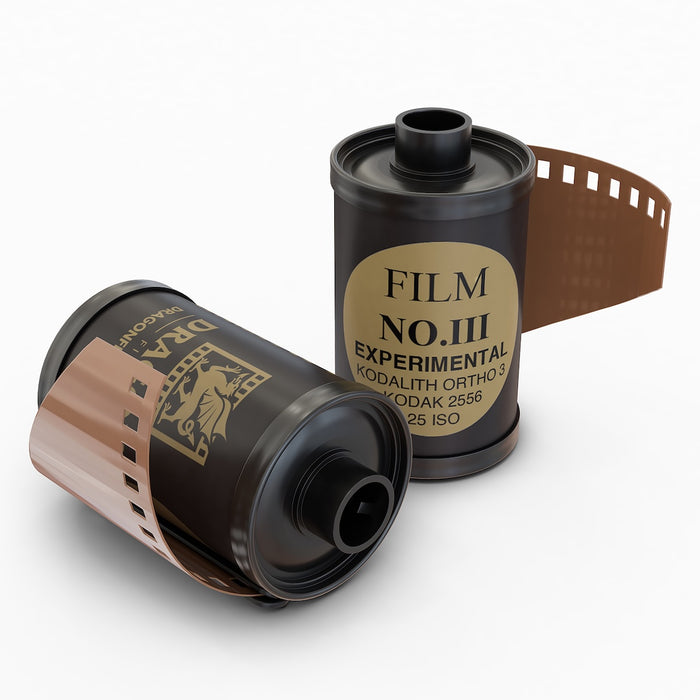 DragonFilm No. III Black and White Experimental Film ISO 25 135-24