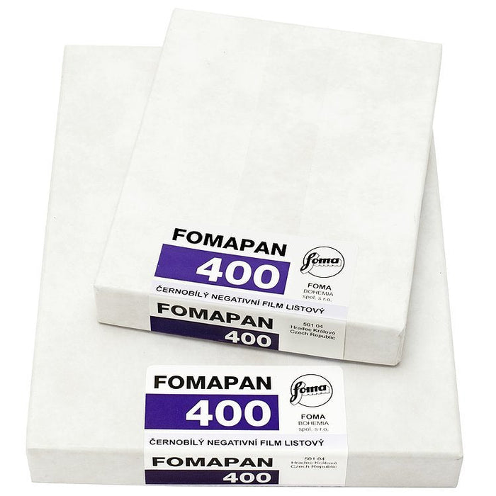 Foma Fomapan 400, Action, 4 x 5in,  ISO 400, 50 sheets