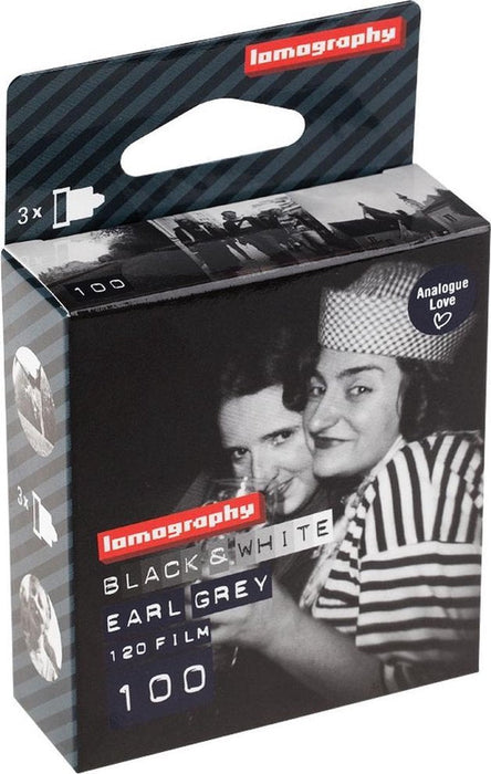 Lomography Earl Grey, ISO 100. 120, Pack of 3