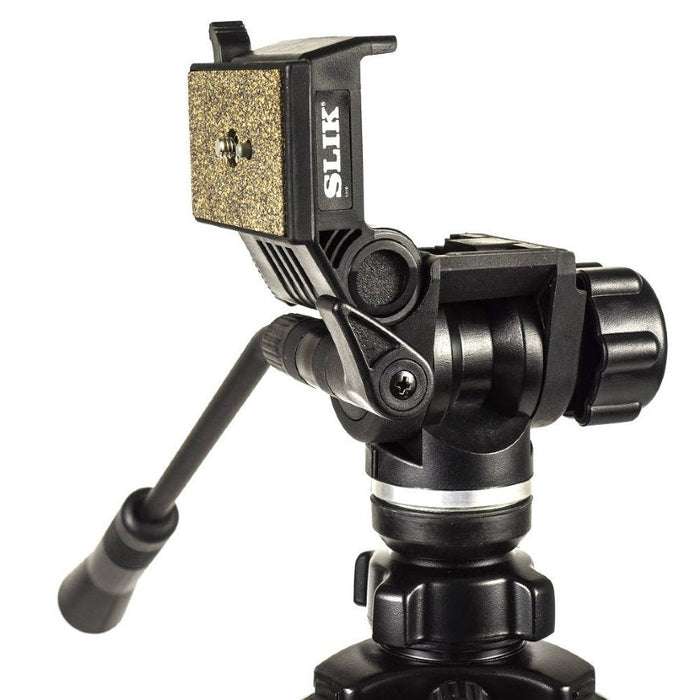 Slik 504QF II Video Tripod with 2-Way fluid Video Head