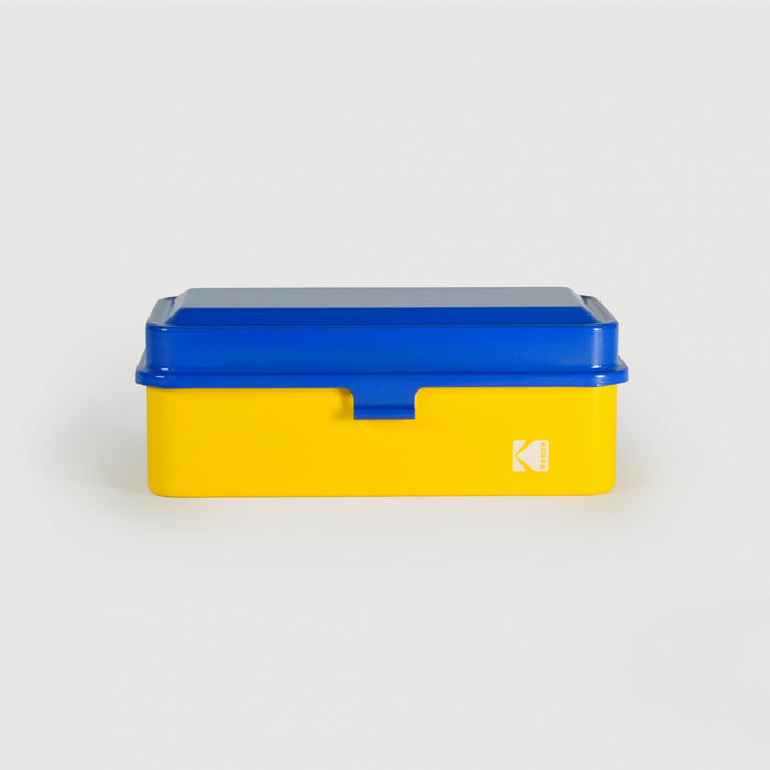 Reto Kodak Classic Metal 120 / 35mm Film Case, Yellow/Blue Lid
