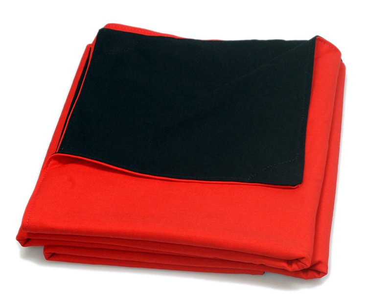 Firstcall Focusing Cloth for Large Format Camera black/red