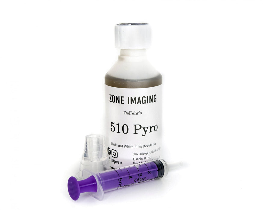 Zone Imaging Lab 510 Pyro, 100ml with the 5ml oral syringe